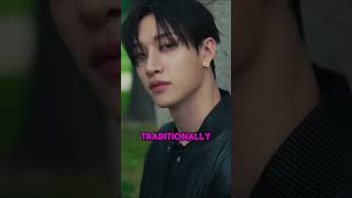 Stray Kids’ Bang Chan Challenges Gender Stereotypes in Latest Photoshoot kpop shorts straykids [upl. by Kathlin]