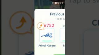 defeat Arlo using max out boosted cp Monster shorts arlo kyogre hundo battle ultragoo pokemon [upl. by Eula]