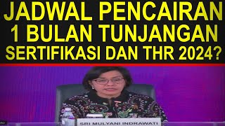 Pencairan tambahan 1 bulan tunjangan sertifikasi guru dalam THR guru sertifikasi dan non sertifikasi [upl. by Eleira263]