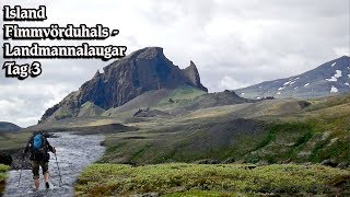 Von Skogar über Fimmvörduhals nach Landmannalaugar Tag 3 [upl. by Blair810]