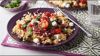 Nigellas Feta Black Bean And Clementine Couscous  Ocado [upl. by Blessington577]