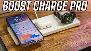 Belkin Boost Charge Pro MagSafe 3in1 Wireless Charger Review [upl. by Llennod411]