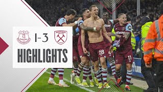 Everton 13 West Ham  Souček amp Álvarez Hit Stoppage Time Beauties  Premier League Highlights [upl. by Adas]