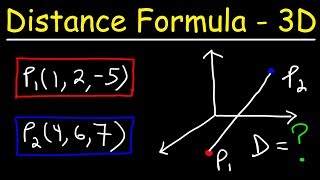 How To Find The Distance Between 2 Points In 3D Space [upl. by Farrand762]