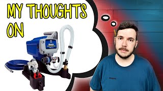 Reviewing the Graco Project Painter Plus  Best Airless Paint Sprayer for Beginners or DIYers [upl. by Yrrab]