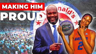 How shaq ONeals daughter reached to McDonald’s AllAmerican 2024 [upl. by Arahsak504]