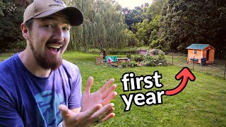 Everything We Did In Our First Year on a 25 ACRE HOMESTEAD [upl. by Maribelle]