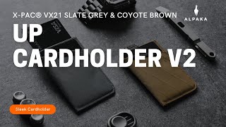 ALPAKA Up Cardholder V2  Slate Grey amp Coyote Brown [upl. by Nialb]