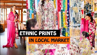 Summer Dress Design Ideas Ethnic Prints in local Market Tailor Hunt In Commercial Market Rawalpindi [upl. by Ennoryt]