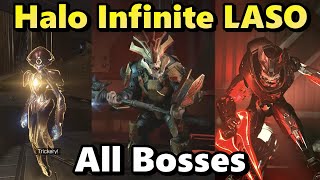 Halo Infinite LASO All Main Boss Fights Legendary All Skulls On  Headmaster Achievement [upl. by Eben]