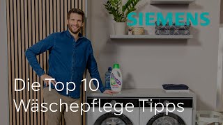 Waschen und Trocknen Top 10 smarte Funktionen die du kennen musst  Waschmaschine amp Wäschetrockner [upl. by Matlick]