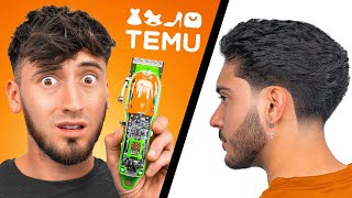 I BOUGHT THE BEST BARBER KIT ON TEMU [upl. by Dibrin]