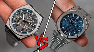 The AP Royal Oak slayer Zenith Defy vs Royal Oak sidebyside [upl. by Enimzzaj947]