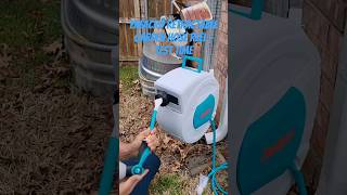 Eneacro Retractable Garden Hose Reel  test time [upl. by Llerrac487]