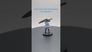 boardgames unmatched alice RestorationGames boardgame boardgamegeek wonderland skirmish [upl. by Ydahs]