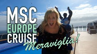 MSC Meraviglia Review Europe Cruise Vlog Day 1 [upl. by Yellah723]