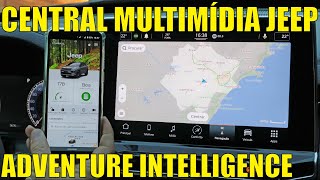 Central Multimídia Jeep com Adventure Intelligence  WiFi 4G e diversos comandos pelo celular [upl. by Rosa]