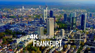 FRANKFURT 4K Drone 🇩🇪  GERMANY Deutschland Drohne [upl. by Adnohsal]