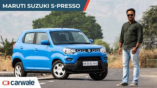 Maruti Suzuki S Presso Review  Looks Are Often Deceptive  CarWale [upl. by Eserehc304]