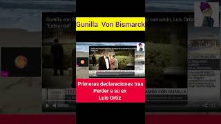 Primeras Declaraciones de GUNILLA VON BISMARK tras faceller su exmarido LUIS ORTIZ [upl. by Enail]