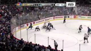 NHL 2011 Stanley Cup Final Game 2 Bruins vs Canucks Part 78 HDTV [upl. by Olrac]