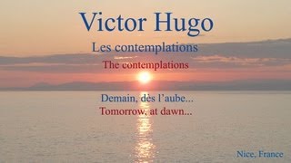 French Poem  Demain dès laube by Victor Hugo  Slow Reading [upl. by Notserc]