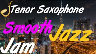 Smooth Jazz Tenor Saxophone Backing Track Jam in E Minor  Improvisation [upl. by Iramat]