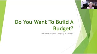 August Research Cafe  Do You Want to Build a Budget [upl. by Sale]