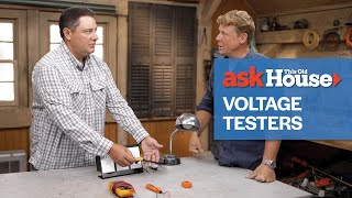 How To Use a Voltage Tester  Ask This Old House [upl. by Sheffie]