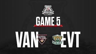 Giants at Silvertips Game 5  2024 WHL Playoffs Highlights [upl. by Suiravat]