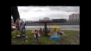 DDR Spielzeug unterwegs heute auf n Rummel in Dresden Karusell Riesenrad Blechspielzeug [upl. by Morse493]