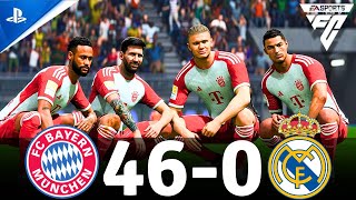 FC 24 Gameplay  Bayern Munich 460 Real Madrid Ft Messi  Ronaldo Mbappe Haaland Neymar Salah [upl. by Lerred]