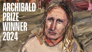 Laura Jones  Archibald Prize winner 2024 [upl. by Cirdahc]