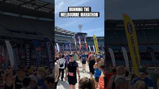 MY NEW FAVOURITE MARATHON 😱♥️ MelbourneMarathon Running Marathon [upl. by Damon]