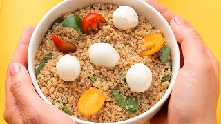 Salată Quinoa Caprese [upl. by Latea]