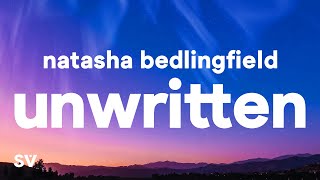 Natasha Bedingfield  Unwritten Lyrics [upl. by Poppy]