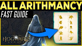 Hogwarts Legacy ALL ARITHMANCY PUZZLE DOORS GUIDE  How to Open Arithmancy Puzzle Doors [upl. by Ardnuat485]