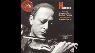 Bruch  Heifetz  SCOTTISH FANTASY 2 SATZ [upl. by Schacker517]