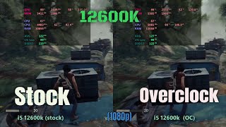 i5 12600k overclocked vs stock speed 2024 [upl. by Haraj786]