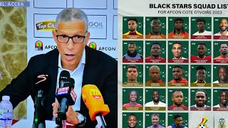 CONFIRMED 🇬🇭 Black Stars Squad For AFCON 2023 Released No Thomas Partey Surprises amp More [upl. by Giffard731]