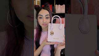 Reviewing Michael Kors Mercer ExtraSmall Pebbled Leather Crossbody Bag michaelkors [upl. by Quentin]