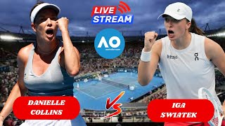 WTA LIVE IGA SWIATEK VS DANIELLE COLLINS AUSTRALIAN OPEN 2024 TENNIS PREVIEW STREAM [upl. by Feriga]