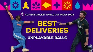 Every unplayable delivery from Cricket World Cup 2023 💫 [upl. by Eenitsed]