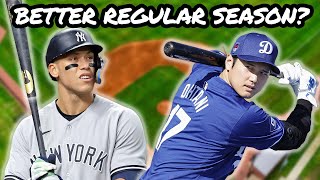 Shohei Ohtani vs Aaron Judge Who had better regular season [upl. by Durwood]