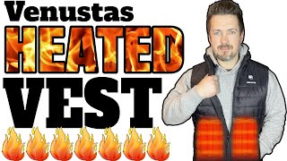 🔥 Venustas Heated Vest Review 🔥 Lightweight Warm Long Battery Life amp Backup Power for Your Phone [upl. by Tedie]