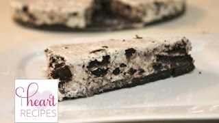 No Bake Oreo Cheesecake Recipe  I Heart Recipes [upl. by Atival998]