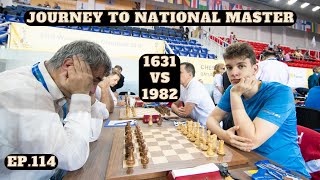 Chess Journey to National Master Game 114  Fire on the board [upl. by Seidel141]