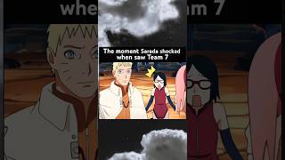 The moment Sarada shocked when saw Team 7 naroto sasuke sarada sakura [upl. by Konstanze]