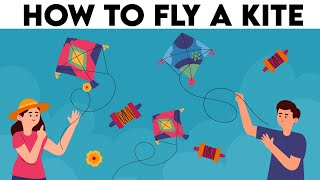 Learn How to Fly a Kite for Beginners  Animated Video [upl. by Yert951]