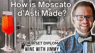 How is Moscato dAsti made For WSET Level 4 Diploma [upl. by Edyak]